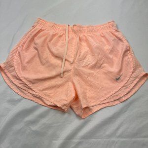 Nike Dri Fit Running Shorts Athletic Women's Size M Light Peachy Pink